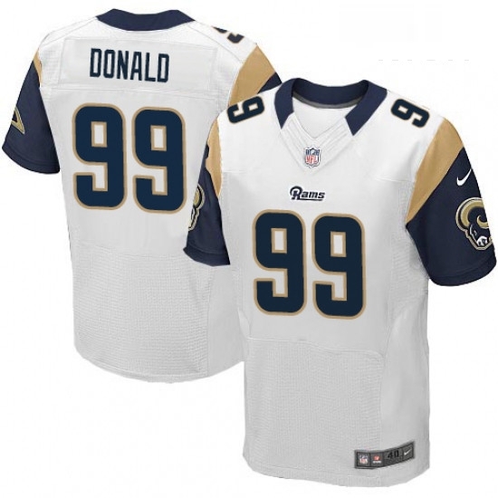 Men Nike Los Angeles Rams 99 Aaron Donald White Vapor Untouchable Elite Player NFL Jersey Men Nike Los Angeles Rams 99 Aaron Donald White Vapor Untouchable Elite Player NFL Jersey