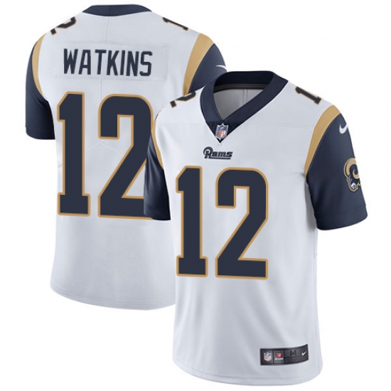 Nike Rams #12 Sammy Watkins White Mens Stitched NFL Vapor Untouchable Limited Jersey Nike Rams #12 Sammy Watkins White Mens Stitched NFL Vapor Untouchable Limited Jersey