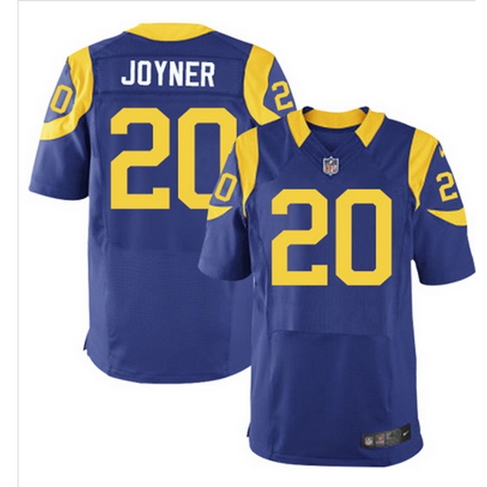Nike Rams #20 Lamarcus Joyner Royal Blue Alternate Mens Stitched NFL Elite Jersey Nike Rams #20 Lamarcus Joyner Royal Blue Alternate Mens Stitched NFL Elite Jersey