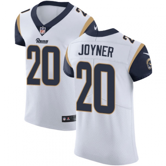 Nike Rams #20 Lamarcus Joyner White Mens Stitched NFL Vapor Untouchable Elite Jersey Nike Rams #20 Lamarcus Joyner White Mens Stitched NFL Vapor Untouchable Elite Jersey