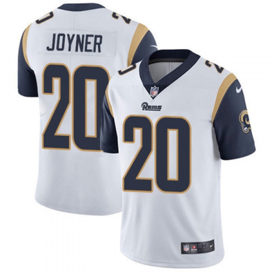 Nike Rams #20 Lamarcus Joyner White Mens Stitched NFL Vapor Untouchable Limited Jersey Nike Rams #20 Lamarcus Joyner White Mens Stitched NFL Vapor Untouchable Limited Jersey