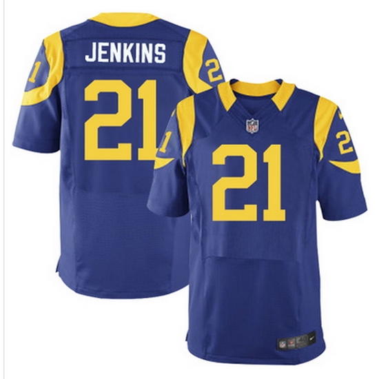 Nike Rams #21 Janoris Jenkins Royal Blue Alternate Mens Stitched NFL Elite Jersey Nike Rams #21 Janoris Jenkins Royal Blue Alternate Mens Stitched NFL Elite Jersey