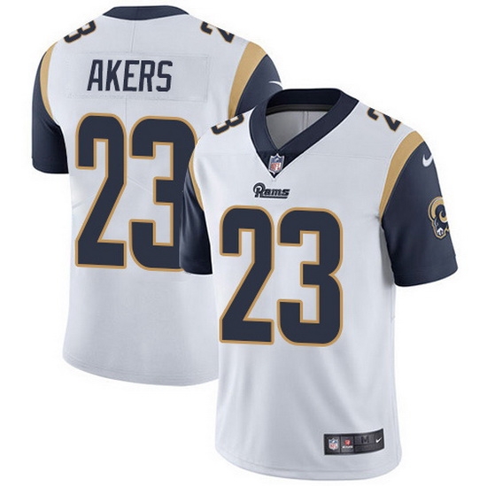Nike Rams 23 Cam Akers White Men Stitched NFL Vapor Untouchable Limited Jersey Nike Rams 23 Cam Akers White Men Stitched NFL Vapor Untouchable Limited Jersey