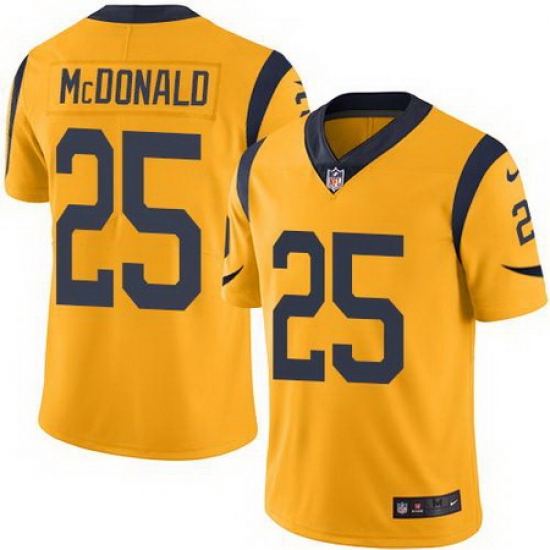 Nike Rams #25 T J McDonald Gold Mens Stitched NFL Limited Rush Jersey Nike Rams #25 T J McDonald Gold Mens Stitched NFL Limited Rush Jersey