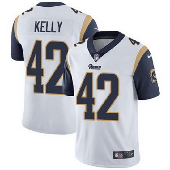 Nike Rams #42 John Kelly White Mens Stitched NFL Vapor Untouchable Limited Jersey Nike Rams #42 John Kelly White Mens Stitched NFL Vapor Untouchable Limited Jersey