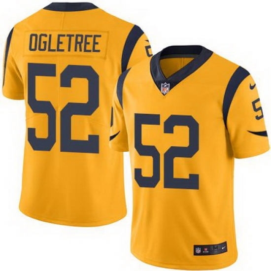 Nike Rams #52 Alec Ogletree Gold Mens Stitched NFL Limited Rush Jersey Nike Rams #52 Alec Ogletree Gold Mens Stitched NFL Limited Rush Jersey
