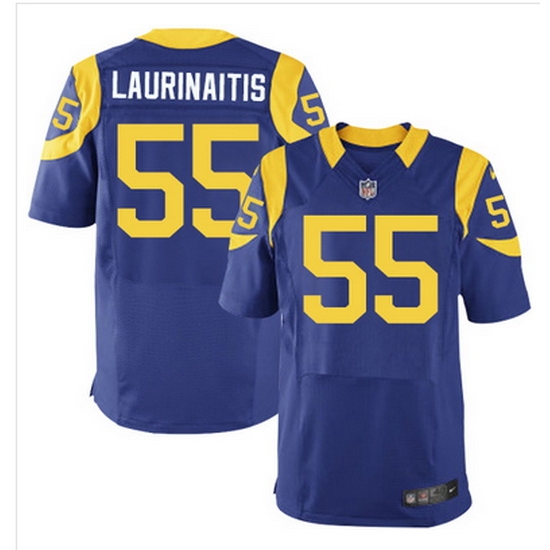 Nike Rams #55 James Laurinaitis Royal Blue Alternate Mens Stitched NFL Elite Jersey Nike Rams #55 James Laurinaitis Royal Blue Alternate Mens Stitched NFL Elite Jersey