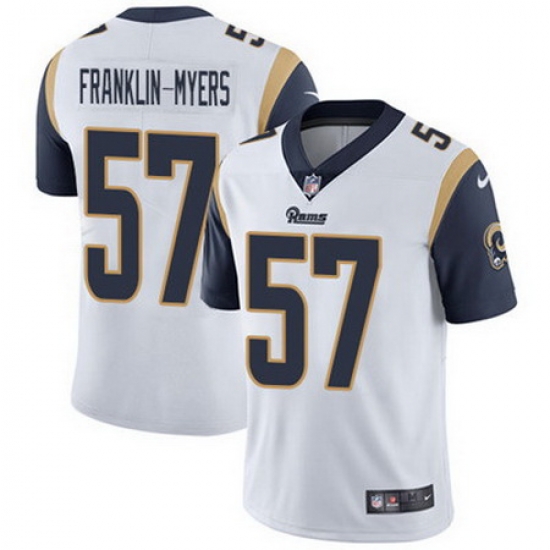 Nike Rams #57 John Franklin Myers White Mens Stitched NFL Vapor Untouchable Limited Jersey Nike Rams #57 John Franklin Myers White Mens Stitched NFL Vapor Untouchable Limited Jersey