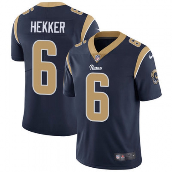 Nike Rams #6 Johnny Hekker Navy Blue Team Color Mens Stitched NFL Vapor Untouchable Limited Jersey Nike Rams #6 Johnny Hekker Navy Blue Team Color Mens Stitched NFL Vapor Untouchable Limited Jersey