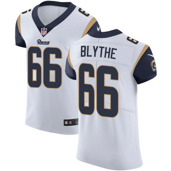 Nike Rams 66 Austin Blythe White Men Stitched NFL New Elite Jersey Nike Rams 66 Austin Blythe White Men Stitched NFL New Elite Jersey