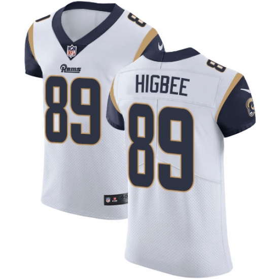 Nike Rams #89 Tyler Higbee White Mens Stitched NFL Vapor Untouchable Elite Jersey Nike Rams #89 Tyler Higbee White Mens Stitched NFL Vapor Untouchable Elite Jersey