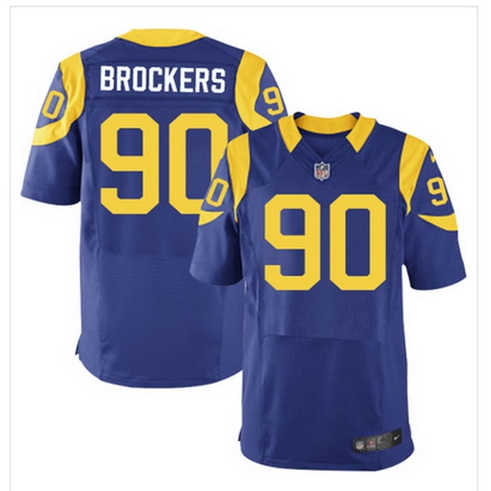 Nike Rams #90 Michael Brockers Royal Blue Alternate Mens Stitched NFL Elite Jersey Nike Rams #90 Michael Brockers Royal Blue Alternate Mens Stitched NFL Elite Jersey
