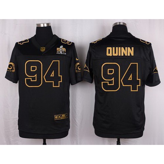 Nike Rams #94 Robert Quinn Black Mens Stitched NFL Elite Pro Line Gold Collection Jersey Nike Rams #94 Robert Quinn Black Mens Stitched NFL Elite Pro Line Gold Collection Jersey