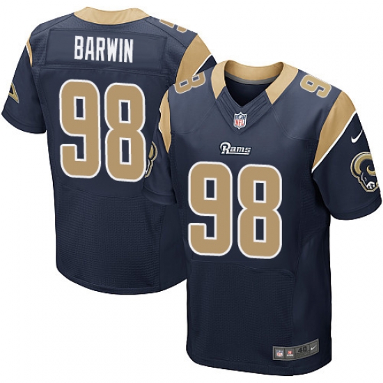 Nike Rams #98 Connor Barwin Navy Blue Team Color Mens Stitched NFL Elite Jersey 2971 84737 Nike Rams #98 Connor Barwin Navy Blue Team Color Mens Stitched NFL Elite Jersey 2971 84737