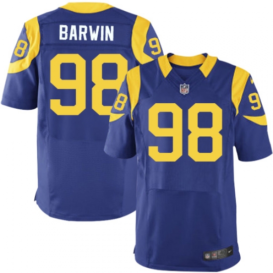 Nike Rams #98 Connor Barwin Royal Blue Alternate Mens Stitched NFL Elite Jersey 5785 27308 Nike Rams #98 Connor Barwin Royal Blue Alternate Mens Stitched NFL Elite Jersey 5785 27308