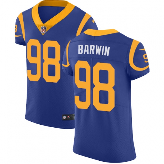 Nike Rams #98 Connor Barwin Royal Blue Alternate Mens Stitched NFL Vapor Untouchable Elite Jersey Nike Rams #98 Connor Barwin Royal Blue Alternate Mens Stitched NFL Vapor Untouchable Elite Jersey