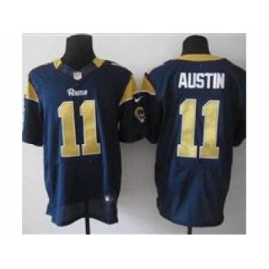 Nike St. Louis Rams 11 Tavon Austin Blue Elite NFL Jersey Nike St. Louis Rams 11 Tavon Austin Blue Elite NFL Jersey