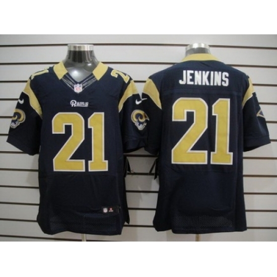Nike St. Louis Rams 21 Janoris Jenkins Blue Elite NFL Jersey Nike St. Louis Rams 21 Janoris Jenkins Blue Elite NFL Jersey