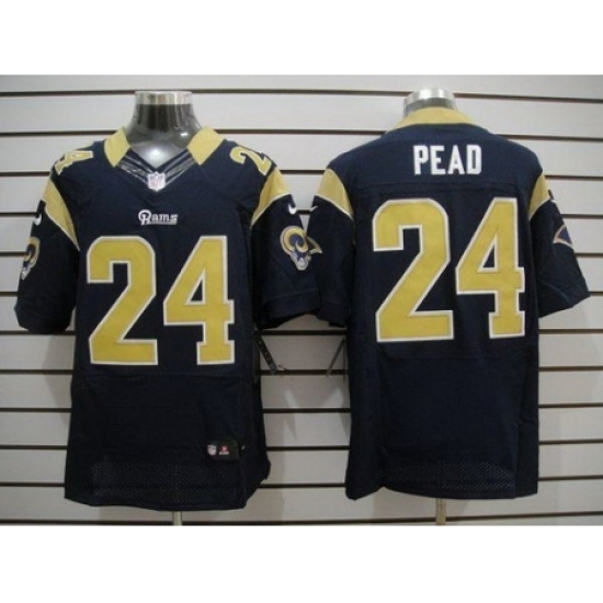 Nike St. Louis Rams 24 Isaiah Pead Dark Blue Elite NFL Jersey Nike St. Louis Rams 24 Isaiah Pead Dark Blue Elite NFL Jersey