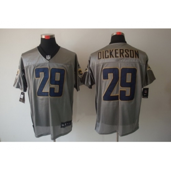Nike St. Louis Rams 29 Eric Dickerson Grey Elite Shadow NFL Jersey Nike St. Louis Rams 29 Eric Dickerson Grey Elite Shadow NFL Jersey
