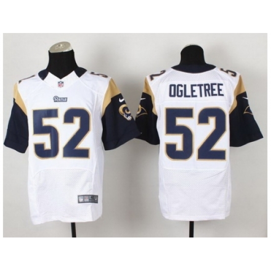 Nike St. Louis Rams 52 Alec Ogletree White Elite NFL Jersey Nike St. Louis Rams 52 Alec Ogletree White Elite NFL Jersey