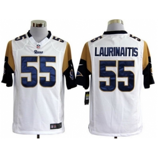 Nike St. Louis Rams 55 James Laurinaitis White Game NFL Jersey Nike St. Louis Rams 55 James Laurinaitis White Game NFL Jersey