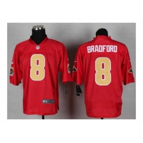 Nike St. Louis Rams 8 Sam Bradford red Elite NFL Jersey Nike St. Louis Rams 8 Sam Bradford red Elite NFL Jersey