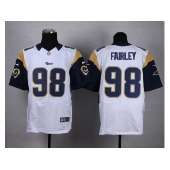 Nike St. Louis Rams 98 Nick Fairley white Elite NFL Jersey Nike St. Louis Rams 98 Nick Fairley white Elite NFL Jersey