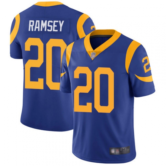 Rams 20 Jalen Ramsey Royal Blue Alternate Mens Stitched Football Vapor Untouchable Limited Jersey Rams 20 Jalen Ramsey Royal Blue Alternate Mens Stitched Football Vapor Untouchable Limited Jersey