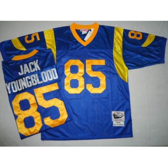 St.Louis Rams Jerseys 85 Jack Youngblood blue throwback St.Louis Rams Jerseys 85 Jack Youngblood blue throwback