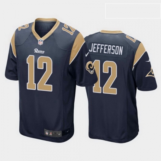 men van jefferson los angeles rams navy game jersey men van jefferson los angeles rams navy game jersey