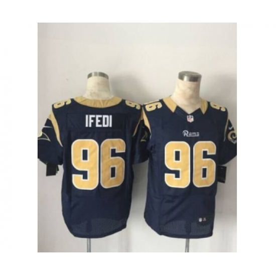 nike nfl jerseys st. louis rams 96 ifedi blue[Elite][ifedi]