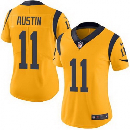 Nike Rams #11 Tavon Austin Gold Womens Stitched NFL Limited Rush Jersey Nike Rams #11 Tavon Austin Gold Womens Stitched NFL Limited Rush Jersey