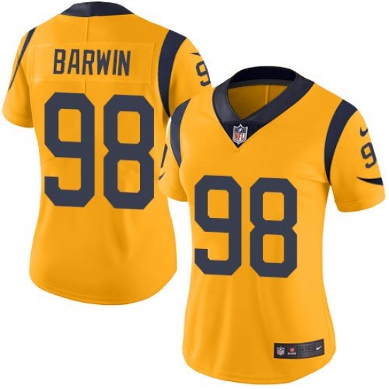 Nike Rams #98 Connor Barwin Gold Womens Stitched NFL Limited Rush Jersey Nike Rams #98 Connor Barwin Gold Womens Stitched NFL Limited Rush Jersey