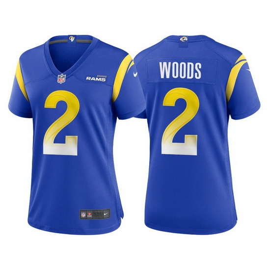 Women Los Angeles Rams 2 Robert Woods Vapor Limited Blue Jersey Women Los Angeles Rams 2 Robert Woods Vapor Limited Blue Jersey