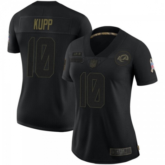 Women Los Angeles Rams Cooper Kupp Black 2020 Salute To Service Jersey Women Los Angeles Rams Cooper Kupp Black 2020 Salute To Service Jersey