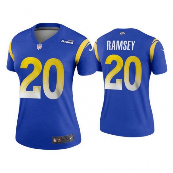 Women Los Angeles Rams Jalen Ramsey 2020 Vapor Limited Jersey Blue Women Los Angeles Rams Jalen Ramsey 2020 Vapor Limited Jersey Blue