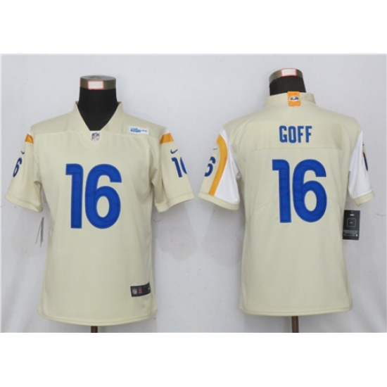 Women Nike Los Angeles Rams 16 Jared Goff Bone 2020 New Vapor Untouchable Limited Jersey Women Nike Los Angeles Rams 16 Jared Goff Bone 2020 New Vapor Untouchable Limited Jersey