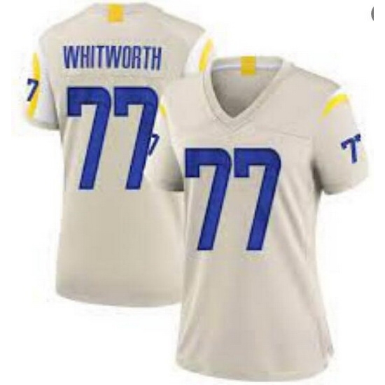Women Nike Los Angeles Rams 77 Andrew Whitworth Bond Vapor Untouchable Limited Jersey Women Nike Los Angeles Rams 77 Andrew Whitworth Bond Vapor Untouchable Limited Jersey