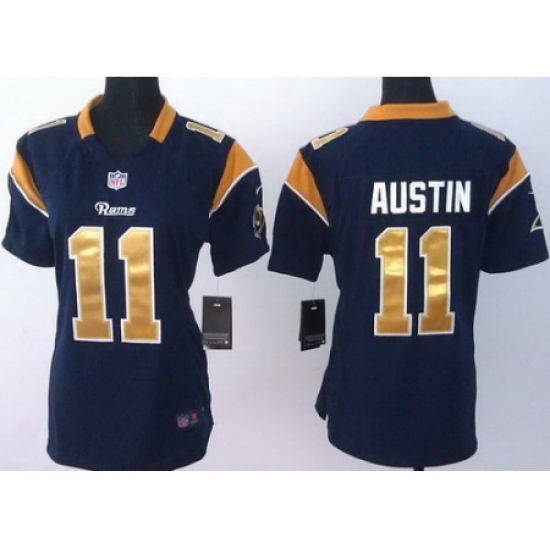 Women Nike St.Louis Rams 11 Tavon Austin Blue NFL Jerseys Women Nike St.Louis Rams 11 Tavon Austin Blue NFL Jerseys