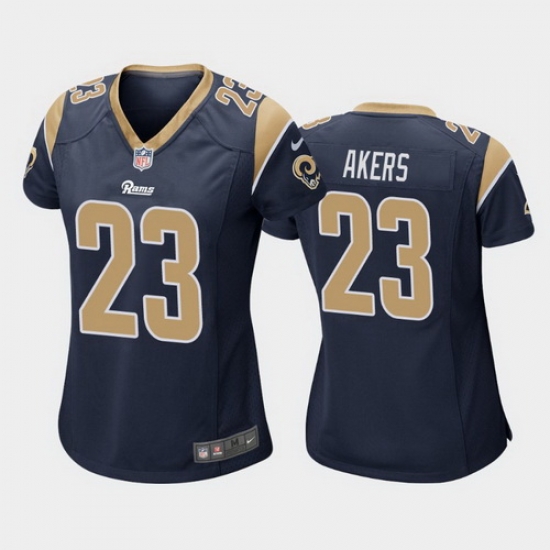women cam akers los angeles rams navy game jersey women cam akers los angeles rams navy game jersey