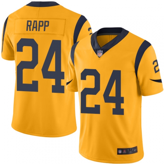 Rams 24 Taylor Rapp Gold Youth Stitched Football Limited Rush Jersey Rams 24 Taylor Rapp Gold Youth Stitched Football Limited Rush Jersey