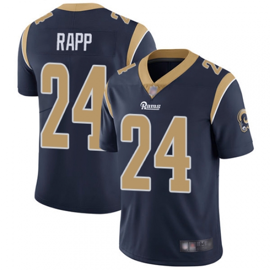 Rams 24 Taylor Rapp Navy Blue Team Color Youth Stitched Football Vapor Untouchable Limited Jersey Rams 24 Taylor Rapp Navy Blue Team Color Youth Stitched Football Vapor Untouchable Limited Jersey