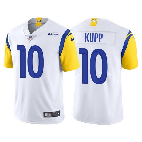 Youth Los Angeles Rams #10 Cooper Kupp White Stitched Football Limited Jersey Youth Los Angeles Rams #10 Cooper Kupp White Stitched Football Limited Jersey