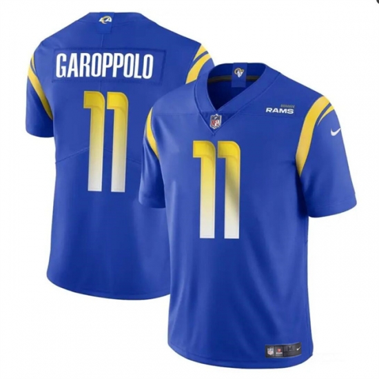 Youth Los Angeles Rams 11 Jimmy Garoppolo Blue Vapor Untouchable Stitched Football Jersey Youth Los Angeles Rams 11 Jimmy Garoppolo Blue Vapor Untouchable Stitched Football Jersey