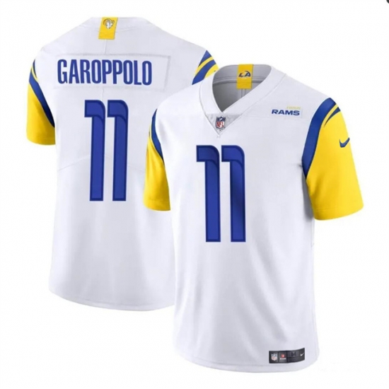 Youth Los Angeles Rams 11 Jimmy Garoppolo White Vapor Untouchable Stitched Football Jersey Youth Los Angeles Rams 11 Jimmy Garoppolo White Vapor Untouchable Stitched Football Jersey