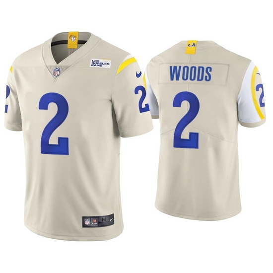 Youth Los Angeles Rams 2 Robert Woods Bone Vapor Untouchable Limited Stitched Jersey Youth Los Angeles Rams 2 Robert Woods Bone Vapor Untouchable Limited Stitched Jersey