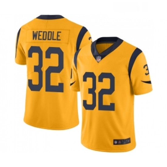 Youth Los Angeles Rams 32 Eric Weddle Limited Gold Rush Vapor Untouchable Football Jersey Youth Los Angeles Rams 32 Eric Weddle Limited Gold Rush Vapor Untouchable Football Jersey