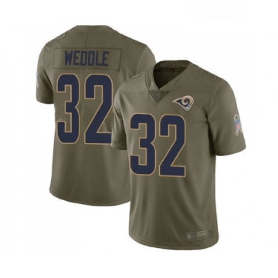 Youth Los Angeles Rams 32 Eric Weddle Limited Olive 2017 Salute to Service Football Jersey Youth Los Angeles Rams 32 Eric Weddle Limited Olive 2017 Salute to Service Football Jersey