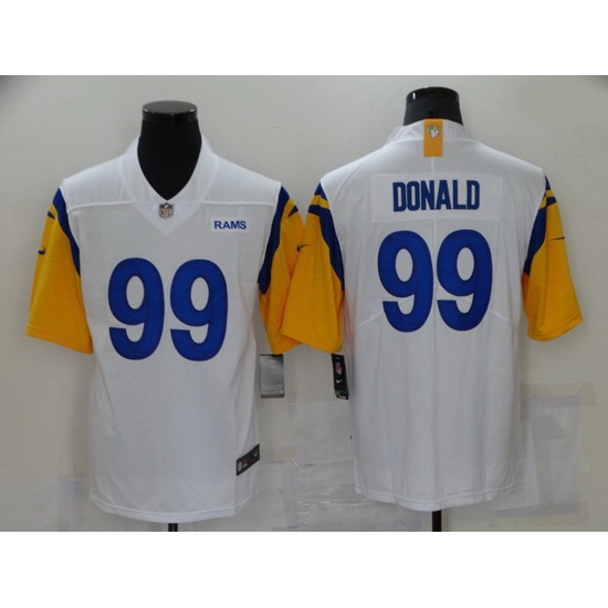 Youth Los Angeles Rams 99 Aaron Donald White Vapor Untouchable Limited Jersey Youth Los Angeles Rams 99 Aaron Donald White Vapor Untouchable Limited Jersey